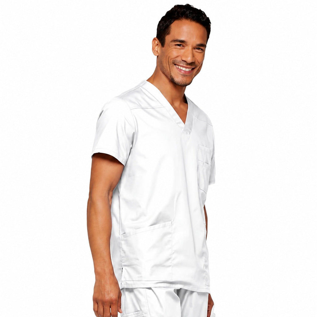 Filipina quirúrgica Dickies 81906 EDS Signature para hombre Blanca, vista lateral