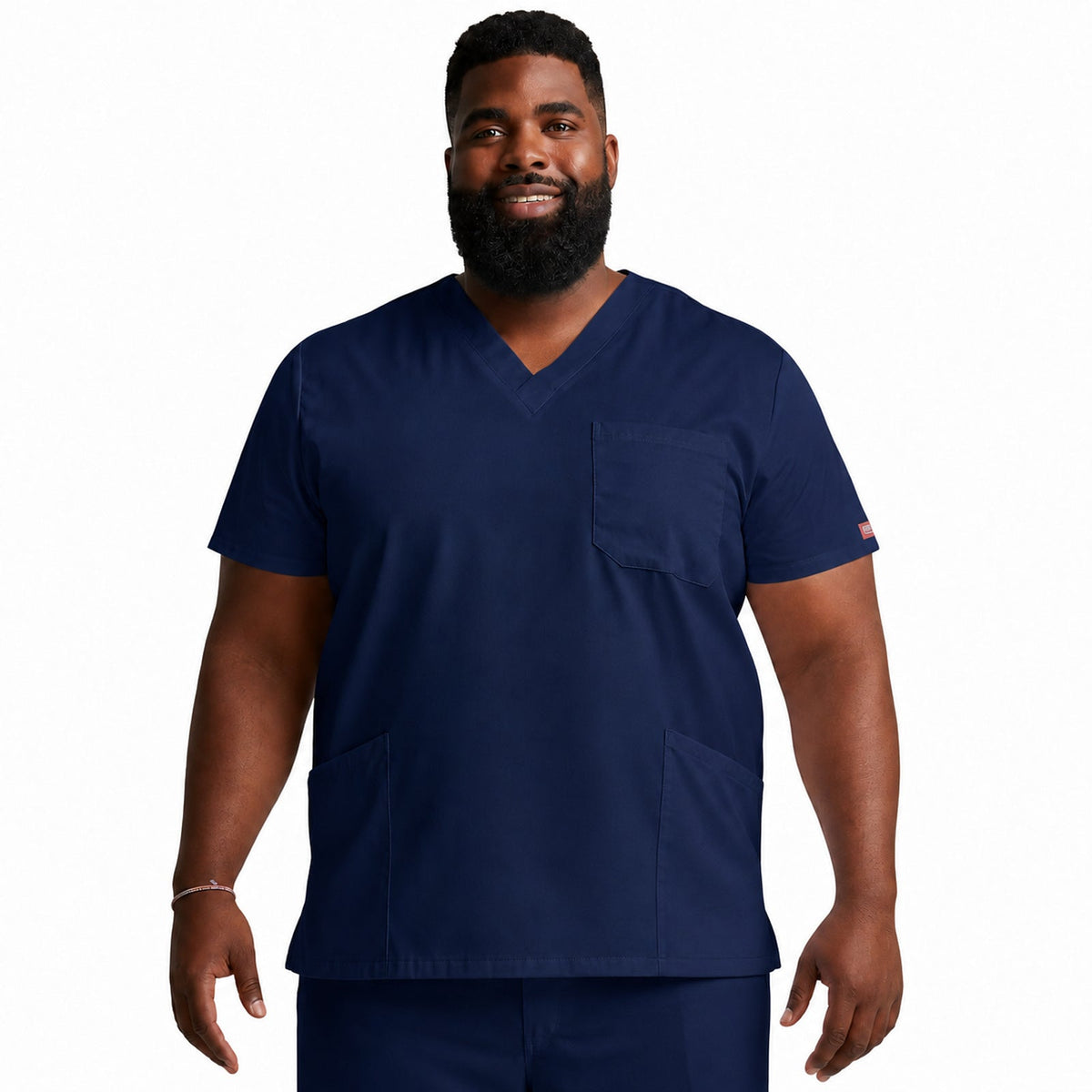 Filipina quirúrgica Dickies 81906 para hombre talla extra en color Azul marino, vista frente | color:azul-marino