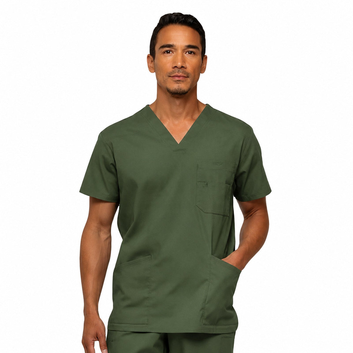 Filipina quirúrgica Dickies 81906 EDS Signature para hombre Verde olivo, vista frontal | color:verde-olivo