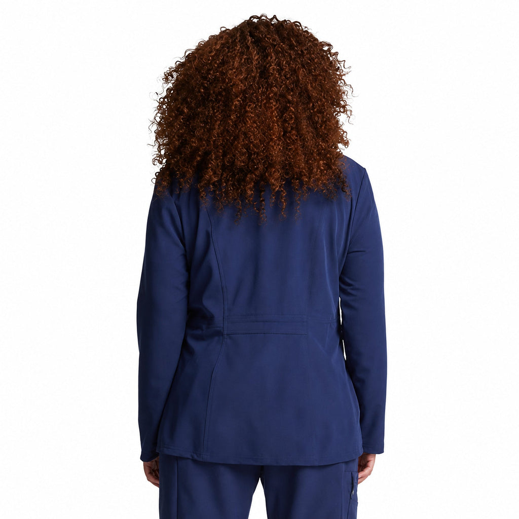 Chamarra médica quirúrgica Dickies 82310 para mujer azul marino, vista de producto 04