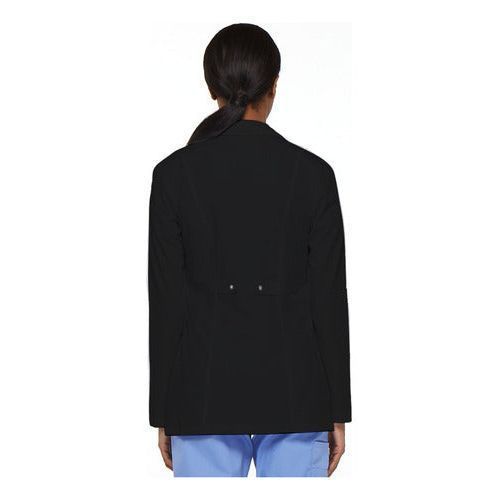 Dickies 82400 Bata Médica Clínica Gabardina Stretch Negra - Garufa Jeans