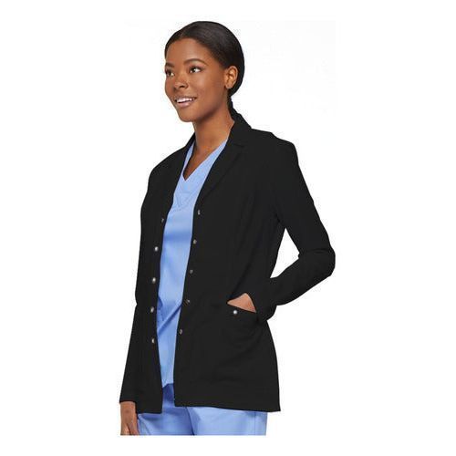 Dickies 82400 Bata Médica Clínica Gabardina Stretch Negra - Garufa Jeans