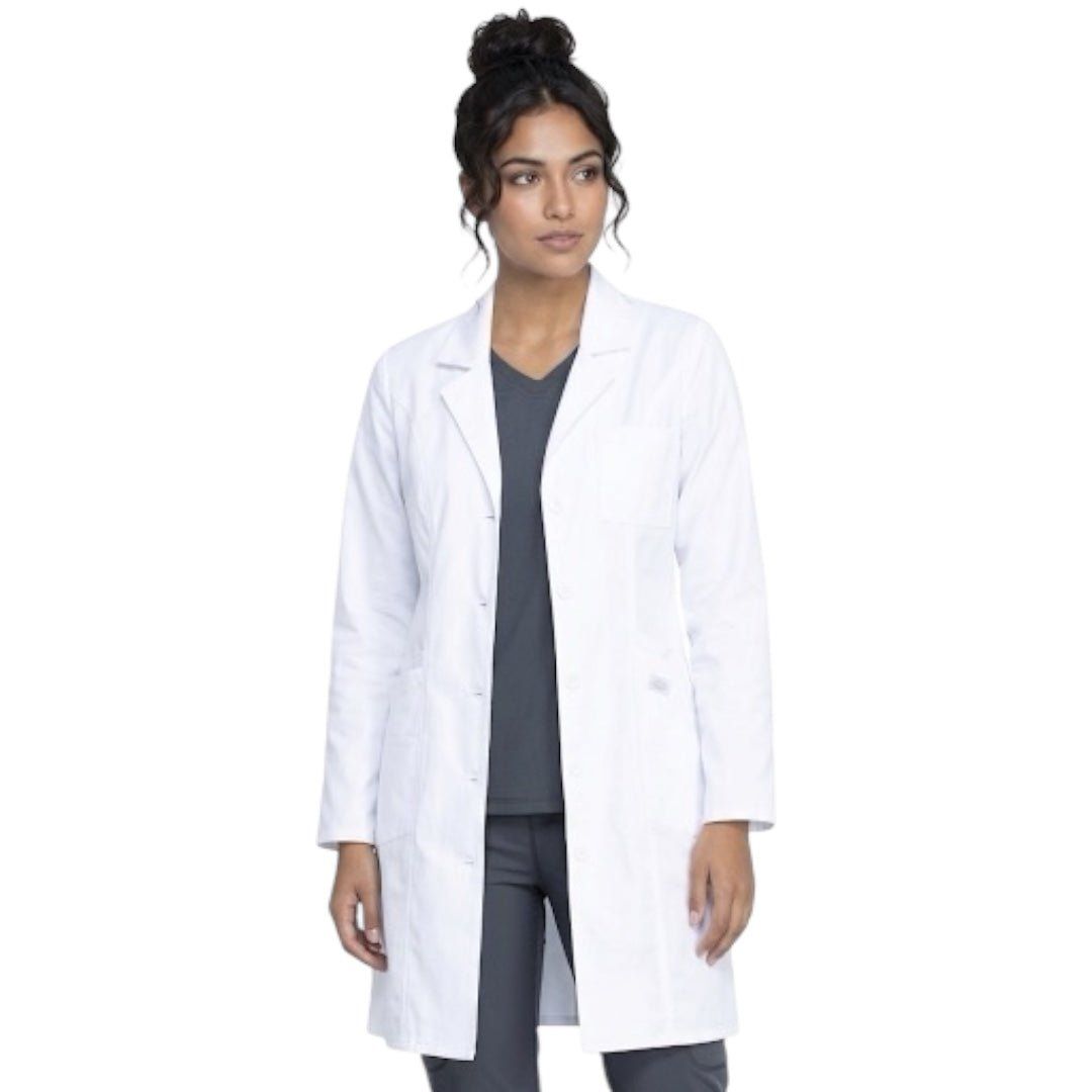 Dickies 82401 Bata Larga Médica Clínica Gabardina Suavizada - Garufa Jeans