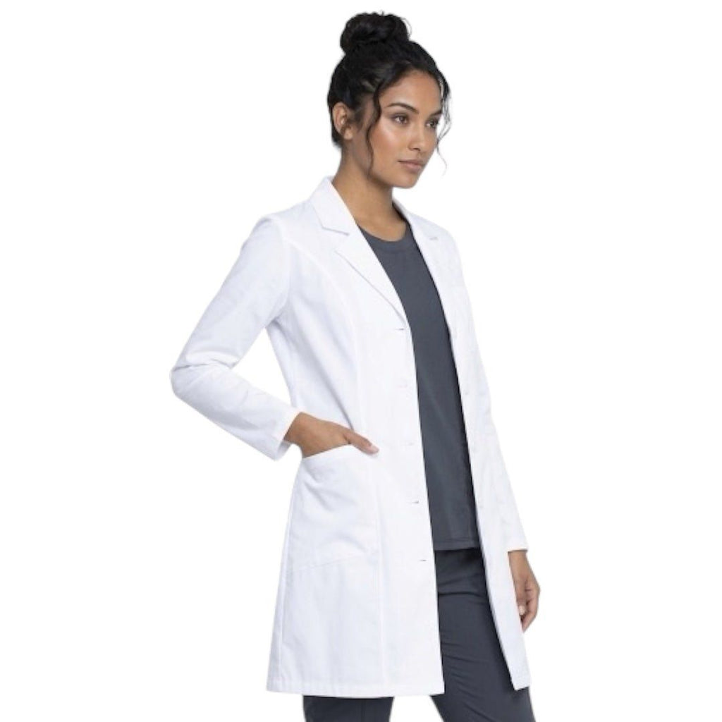 Dickies 82401 Bata Larga Médica Clínica Gabardina Suavizada - Garufa Jeans