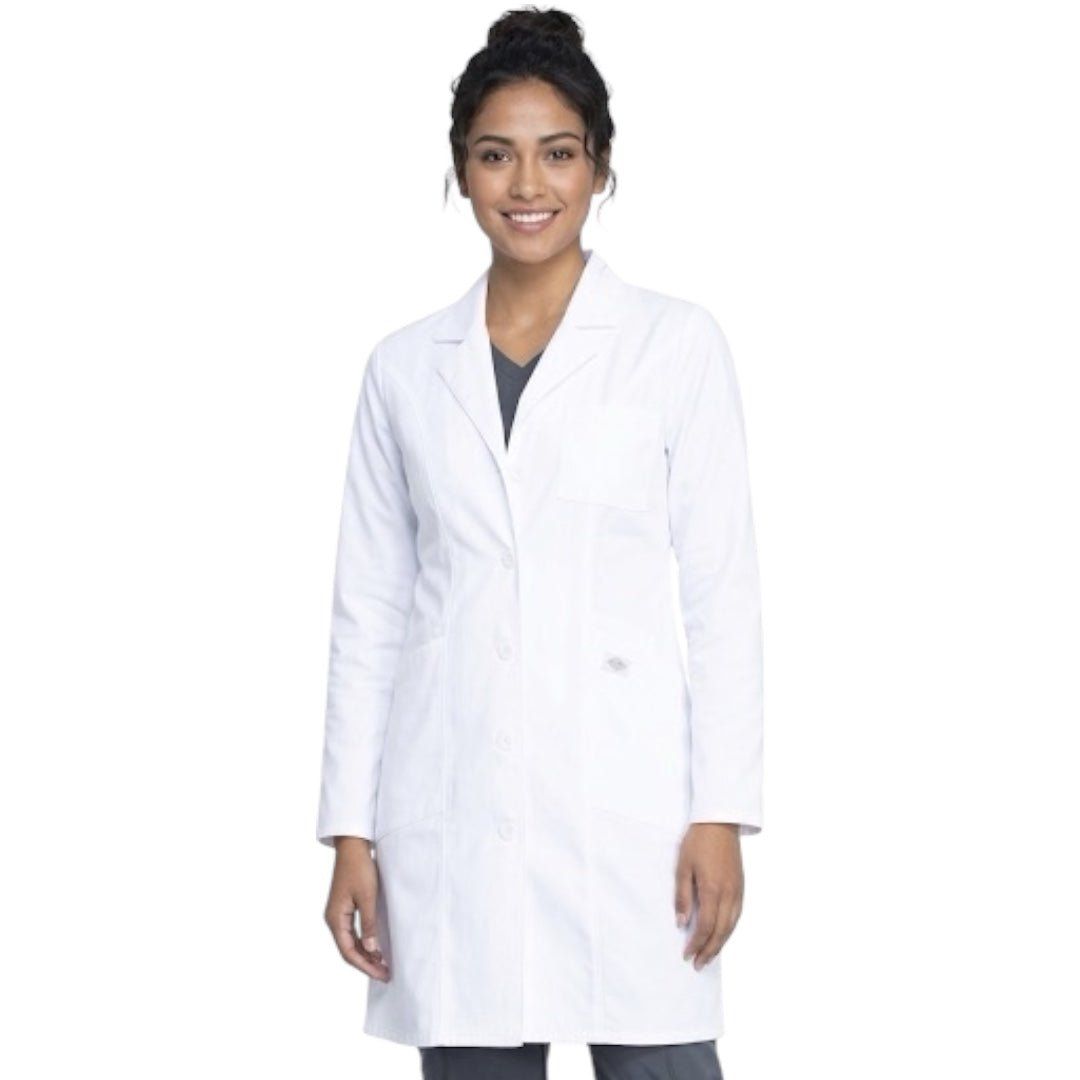 Dickies 82401 Bata Larga Médica Gabardina Suavizada Extras - Garufa Jeans