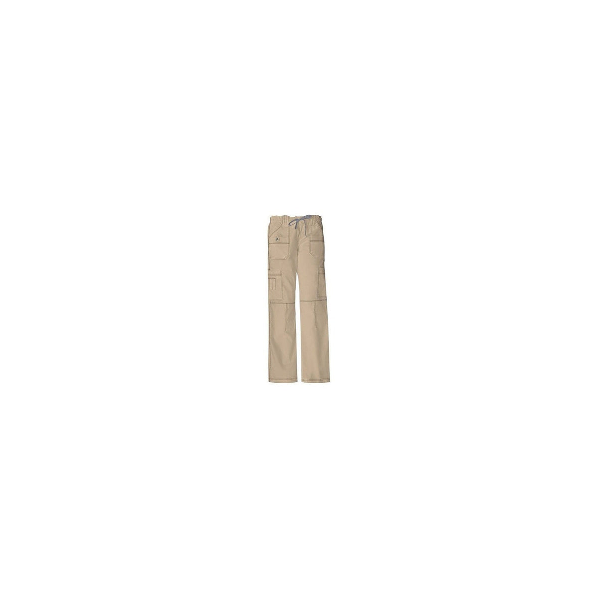 Pantalón quirúrgico Dickies 857455 Gen Flex para mujer en Khaki, frente prenda | color:khaki