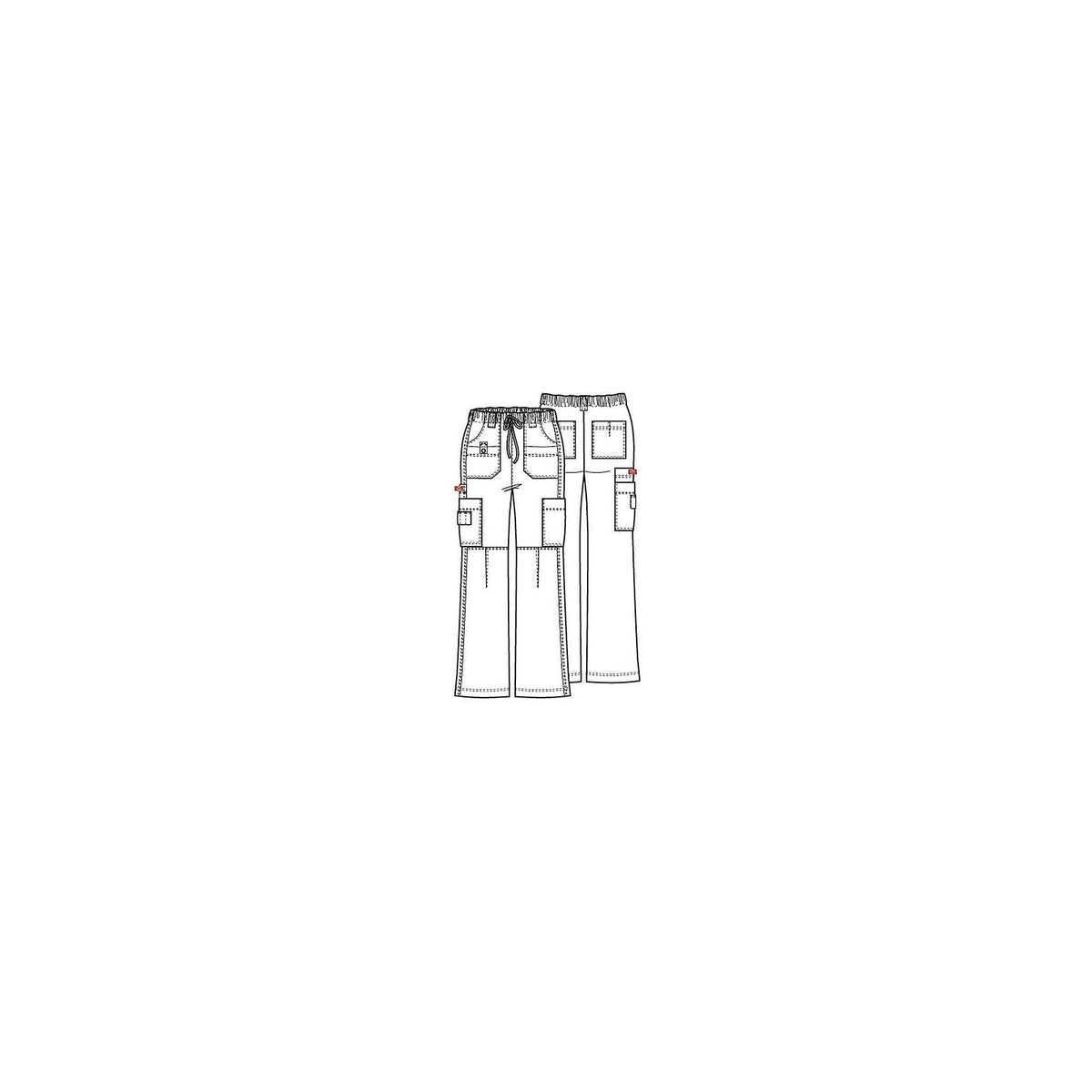 Pantalón quirúrgico Dickies 857455 Gen Flex para mujer en Verde Botella, ficha tecnica | color:verde-botella