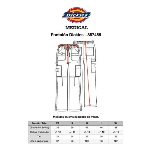 Dickies 857455 Pantalón Quirúrgico Stretch Gen Flex Mujer - Garufa Jeans