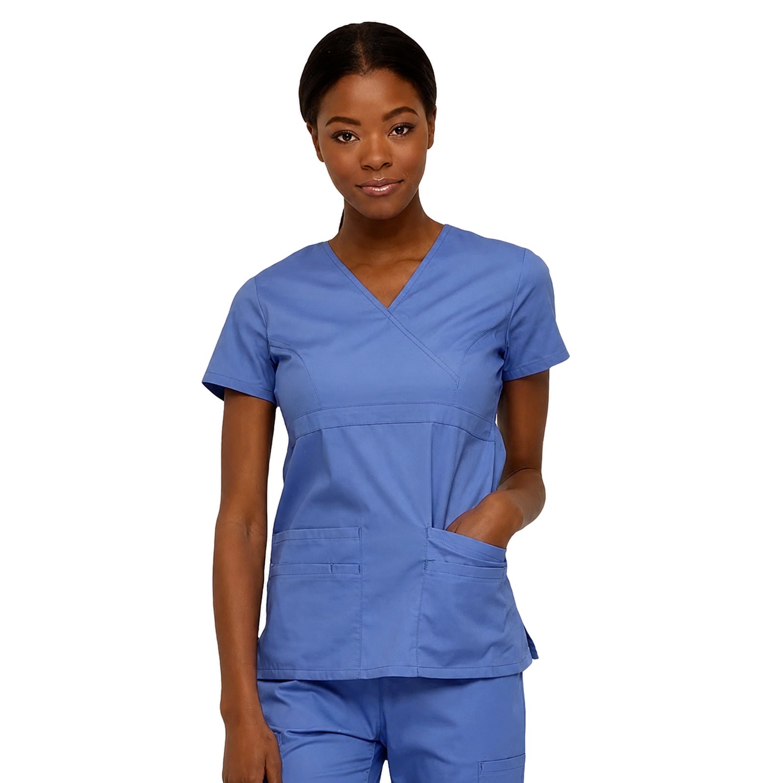 Filipina quirúrgica Dickies 85820 para mujer azul cielo, vista frente | color:azul-cielo