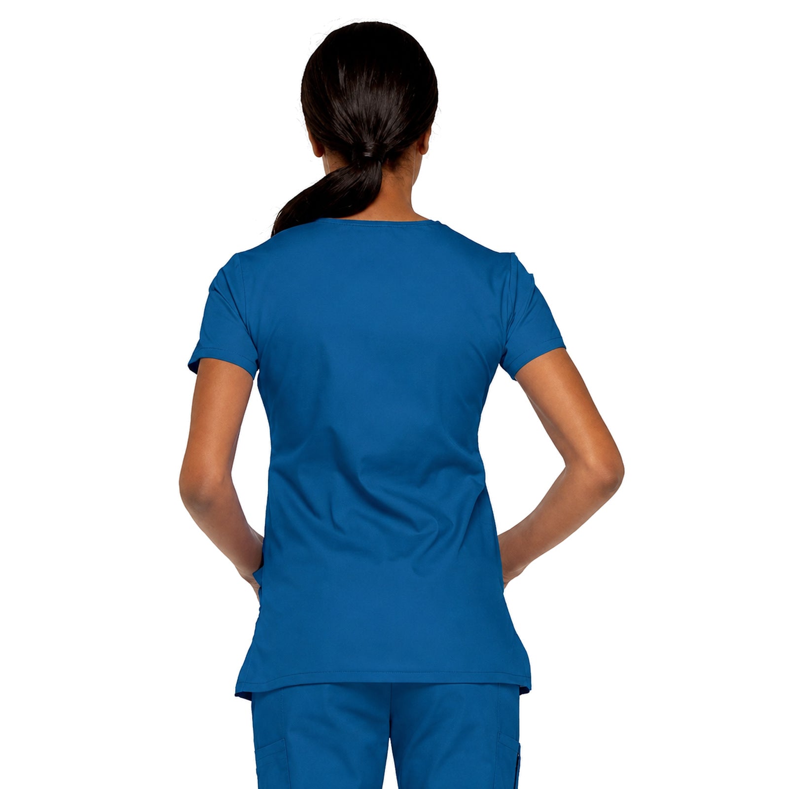 Filipina quirúrgica Dickies 85820 para mujer azul rey, vista posterior | color:azul-rey