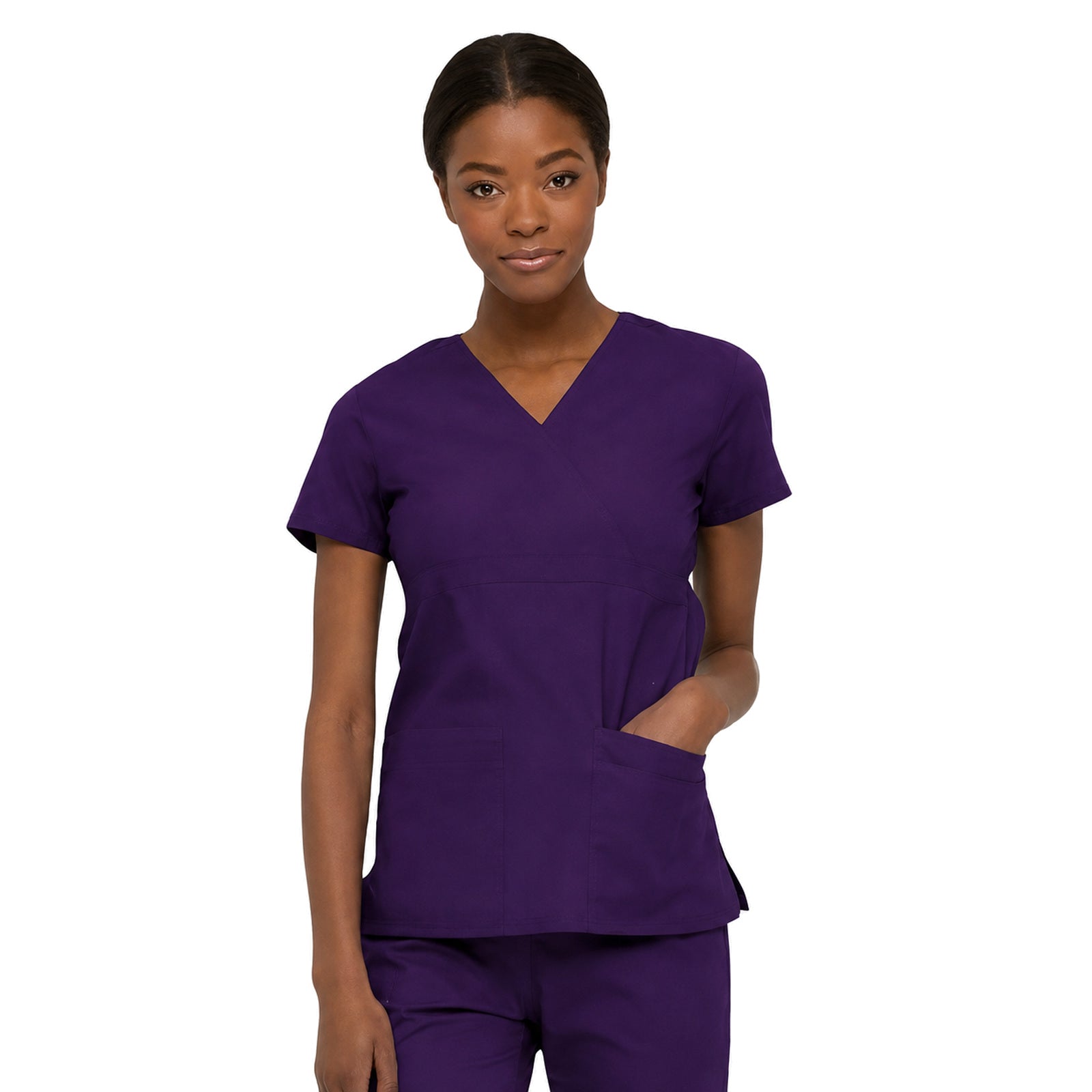 Filipina quirúrgica Dickies 85820 para mujer morada, vista frente | color:morada