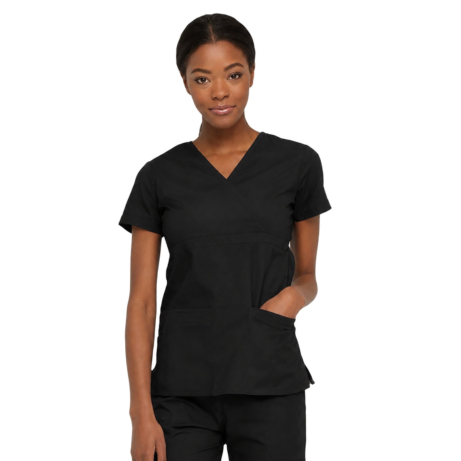 Filipina quirúrgica Dickies 85820 para mujer negra, vista frente | color:negra