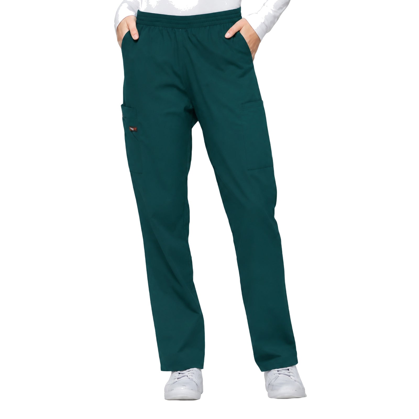 Pantalón quirúrgico Dickies 86106 para mujer jade, vista frente | color:jade