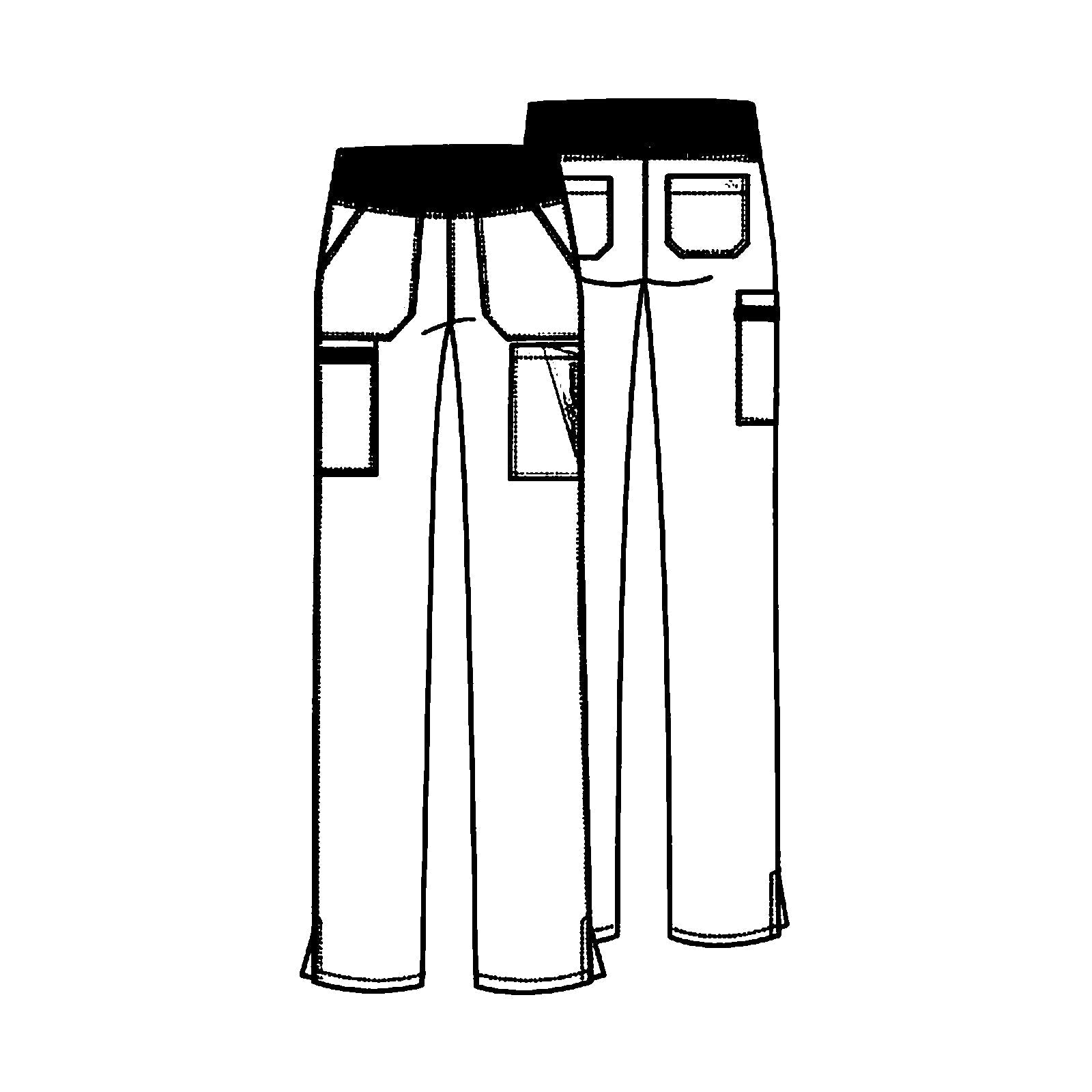 Pantalón quirúrgico Dickies DK005 EDS Essentials mujer Blanco, ficha tecnica | color:blanco