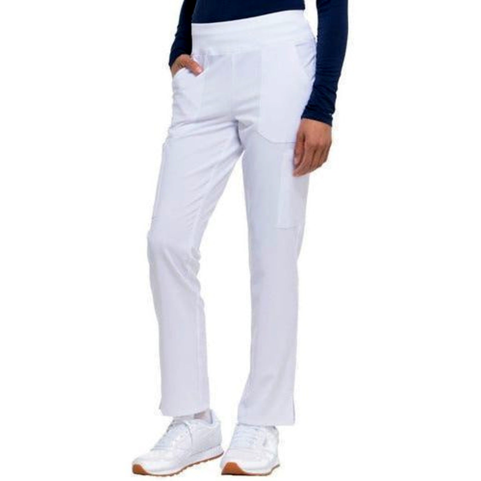 Pantalón quirúrgico Dickies DK005 EDS Essentials mujer Blanco, frente alterno | color:blanco