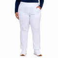 Pantalón quirúrgico Dickies DK005 EDS Essentials mujer Blanco, frente modelo | color:blanco