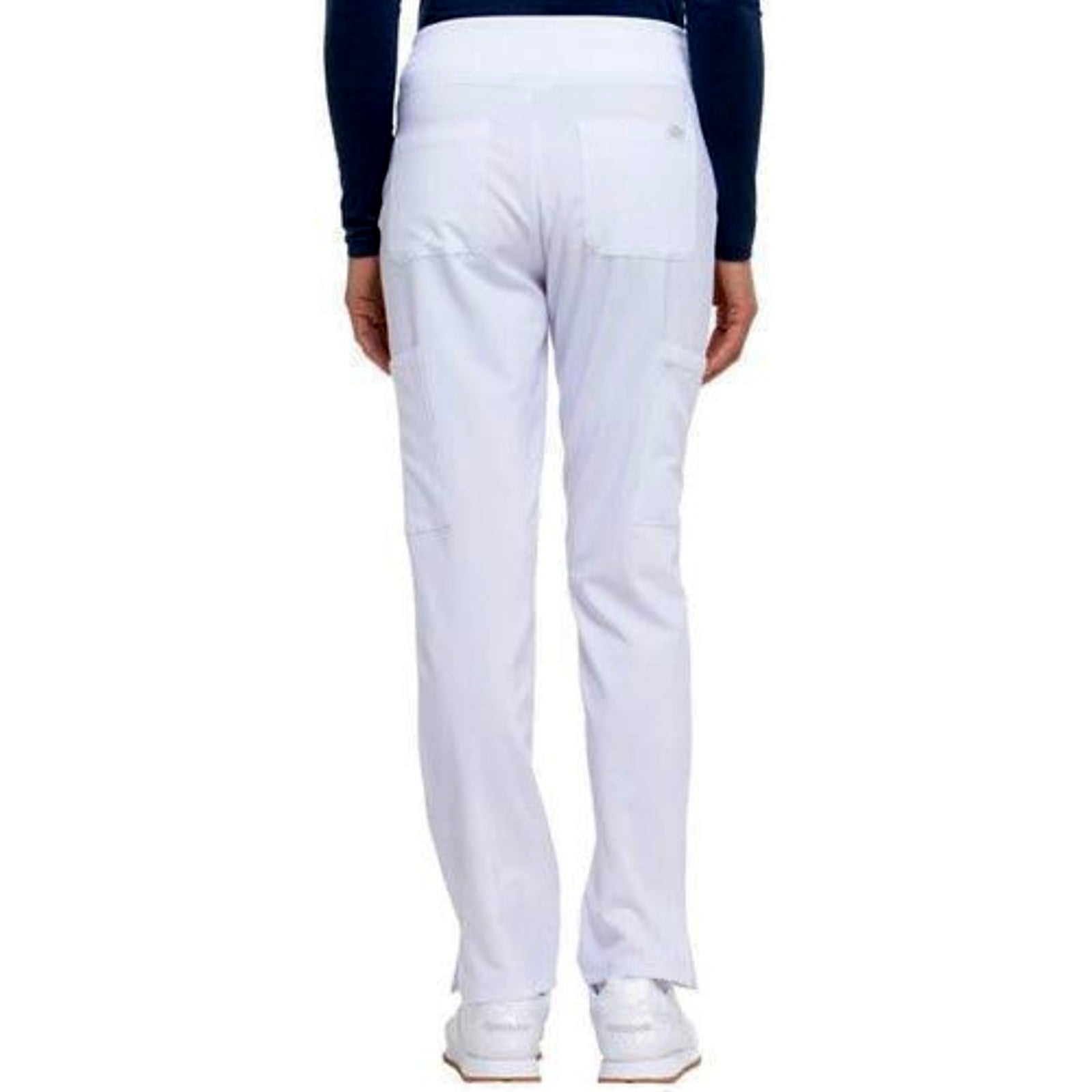 Pantalón quirúrgico Dickies DK005 EDS Essentials mujer Blanco, posterior | color:blanco