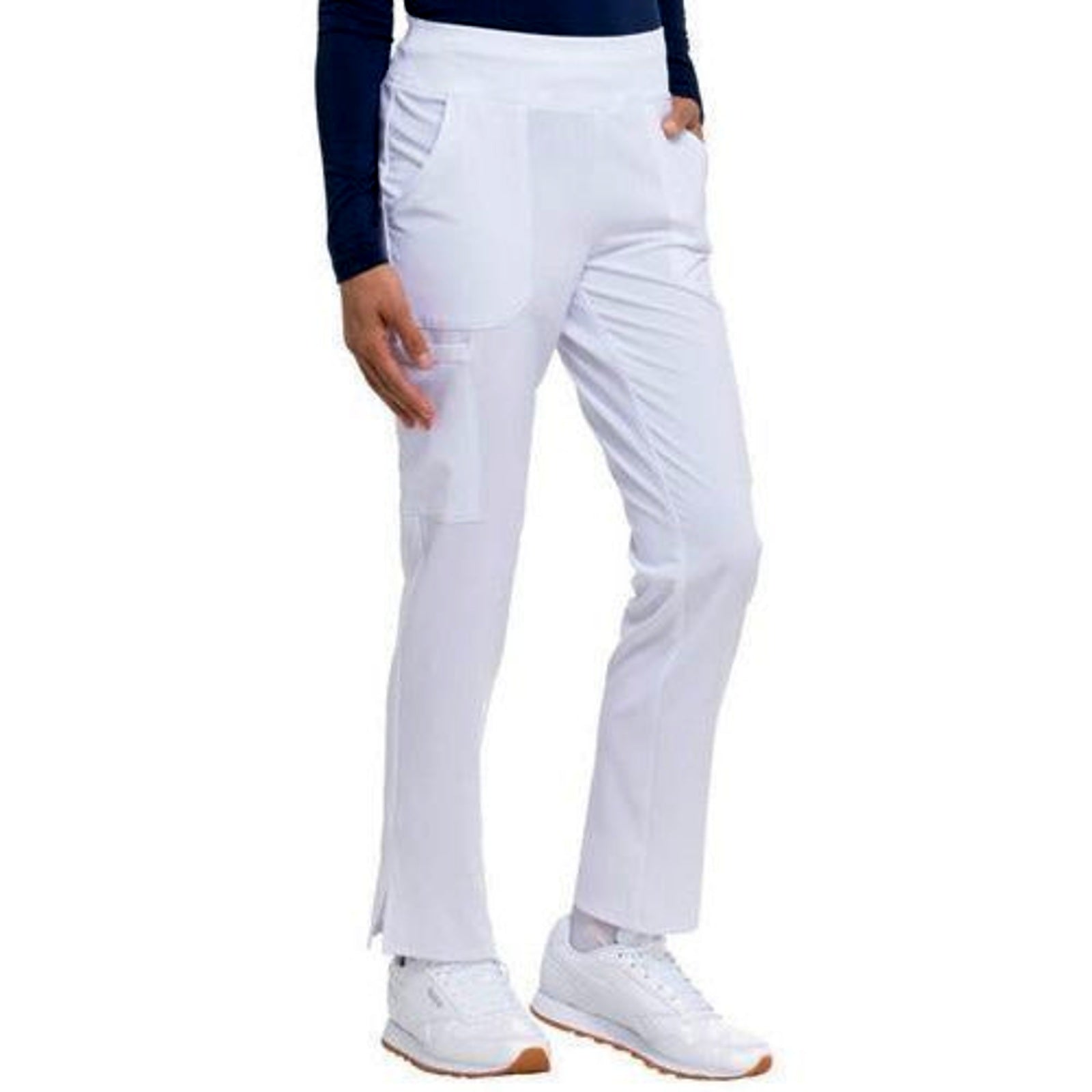 Pantalón quirúrgico Dickies DK005 EDS Essentials mujer Blanco, tres cuartos | color:blanco