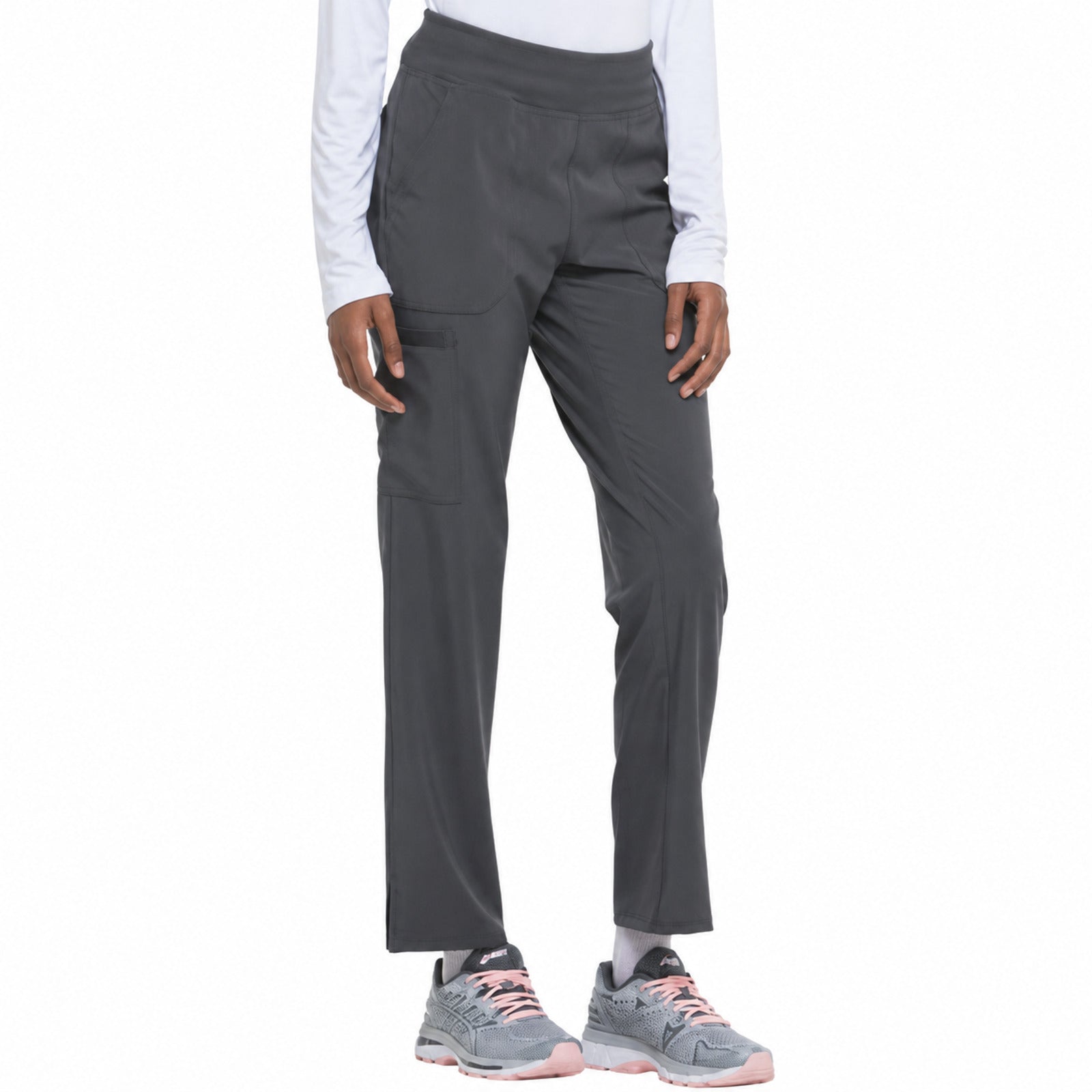 Pantalón quirúrgico Dickies DK005 EDS Essentials mujer gris oxford, vista frontal | color:gris-oxford
