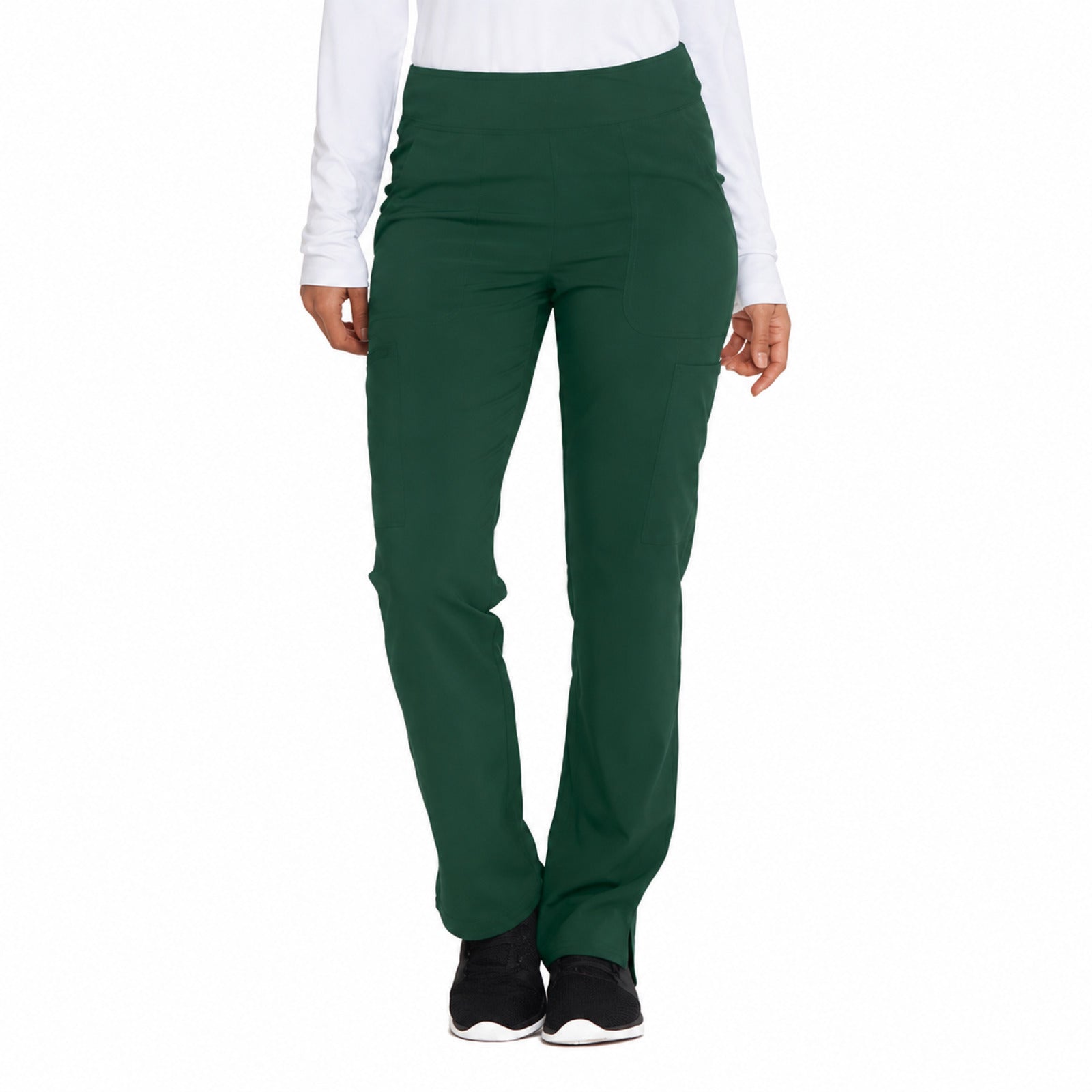 Pantalón quirúrgico Dickies DK005 EDS Essentials mujer hunter, vista frontal | color:hunter