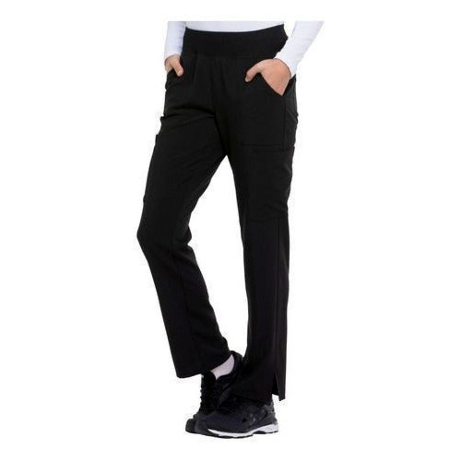 Pantalón quirúrgico Dickies DK005 EDS Essentials mujer Negro, frente alterno | color:negro