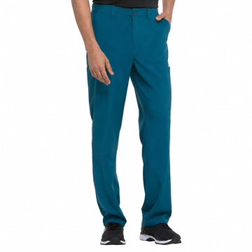 Pantalón quirúrgico Dickies DK015 EDS Essentials hombre azul caribe, vista frontal | color:azul-caribe