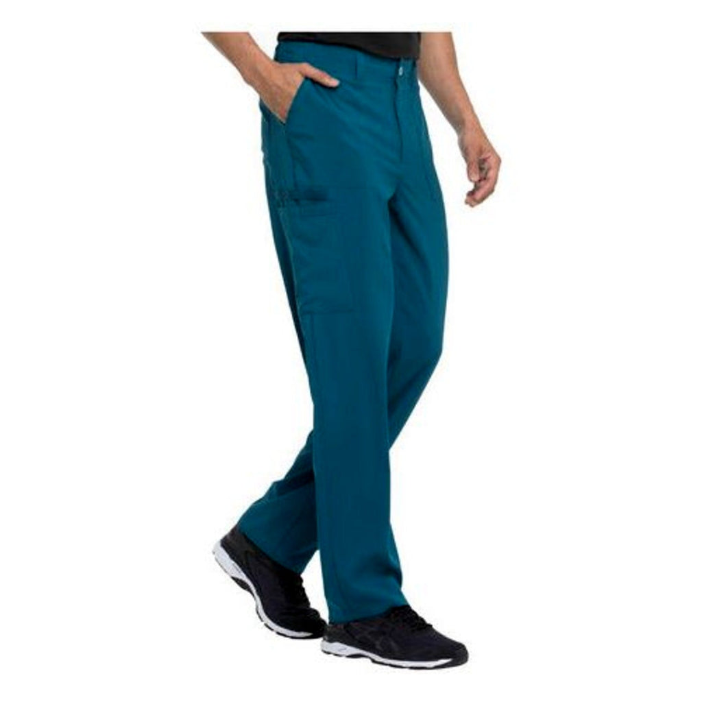 Pantalón quirúrgico Dickies DK015 EDS Essentials hombre azul caribe, vista tres cuartos
