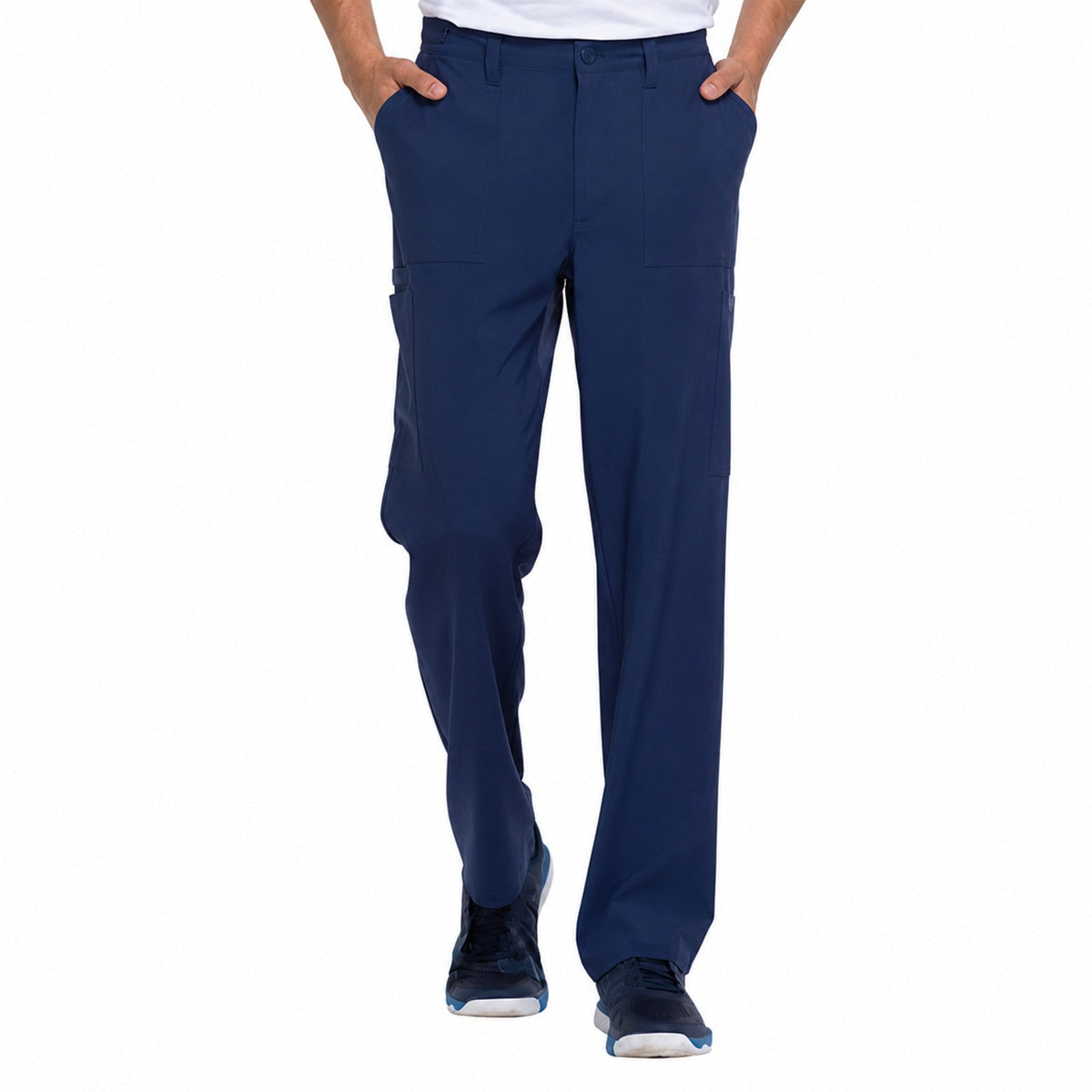 Pantalón quirúrgico Dickies DK015 EDS Essentials hombre azul marino, vista frontal | color:azul-marino