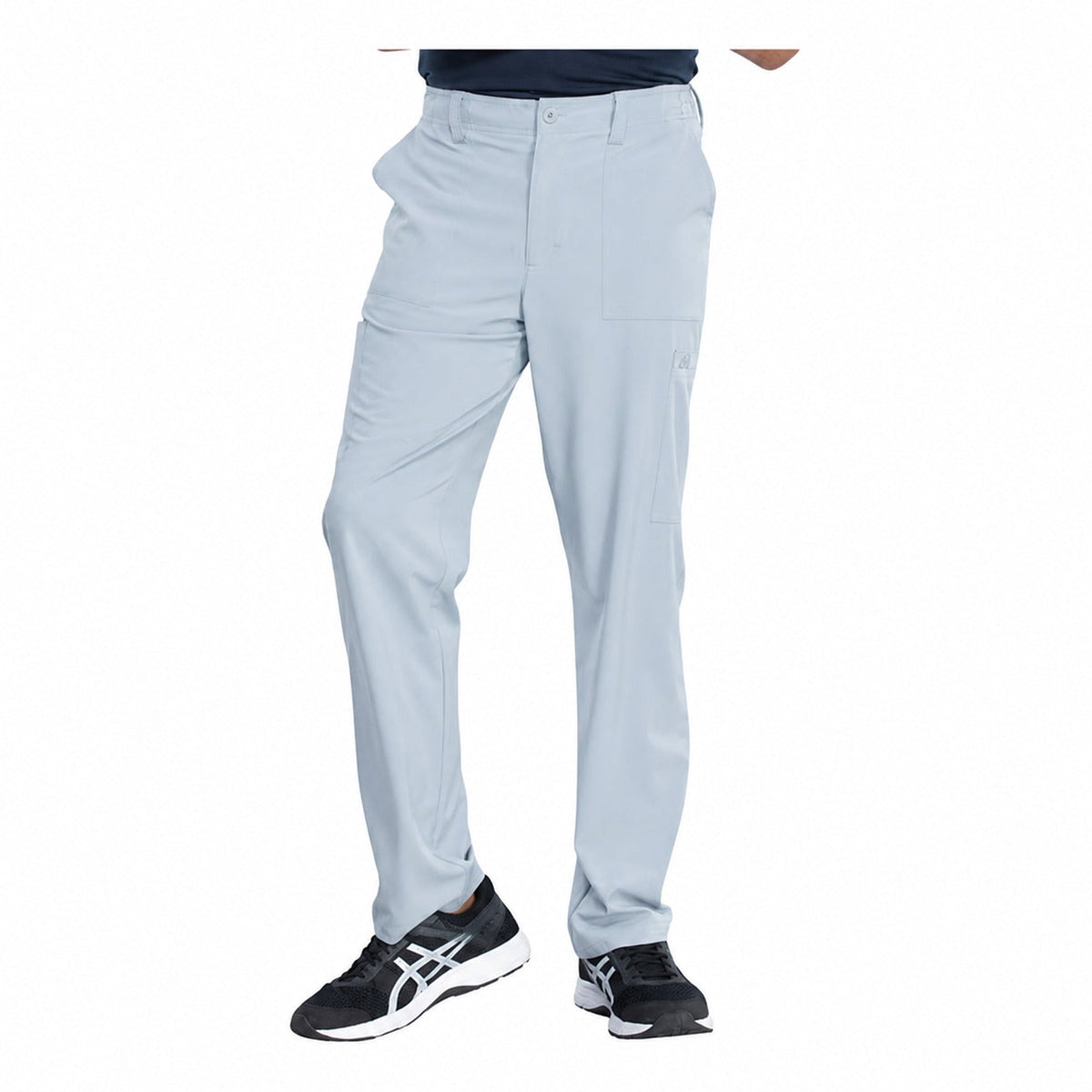 Pantalón quirúrgico Dickies DK015 EDS Essentials hombre gris, vista frontal | color:gris