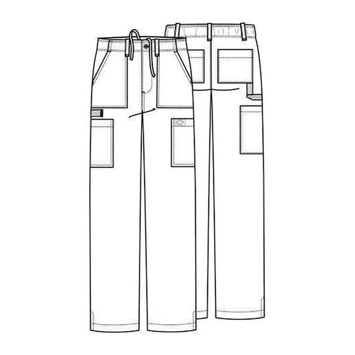 Pantalón quirúrgico Dickies DK015 EDS Essentials hombre talla extra Azul Marino, ficha técnica | color:azul-marino