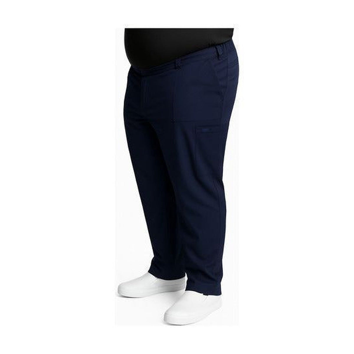 Pantalón quirúrgico Dickies DK015 EDS Essentials hombre talla extra Azul Marino, vista lateral | color:azul-marino