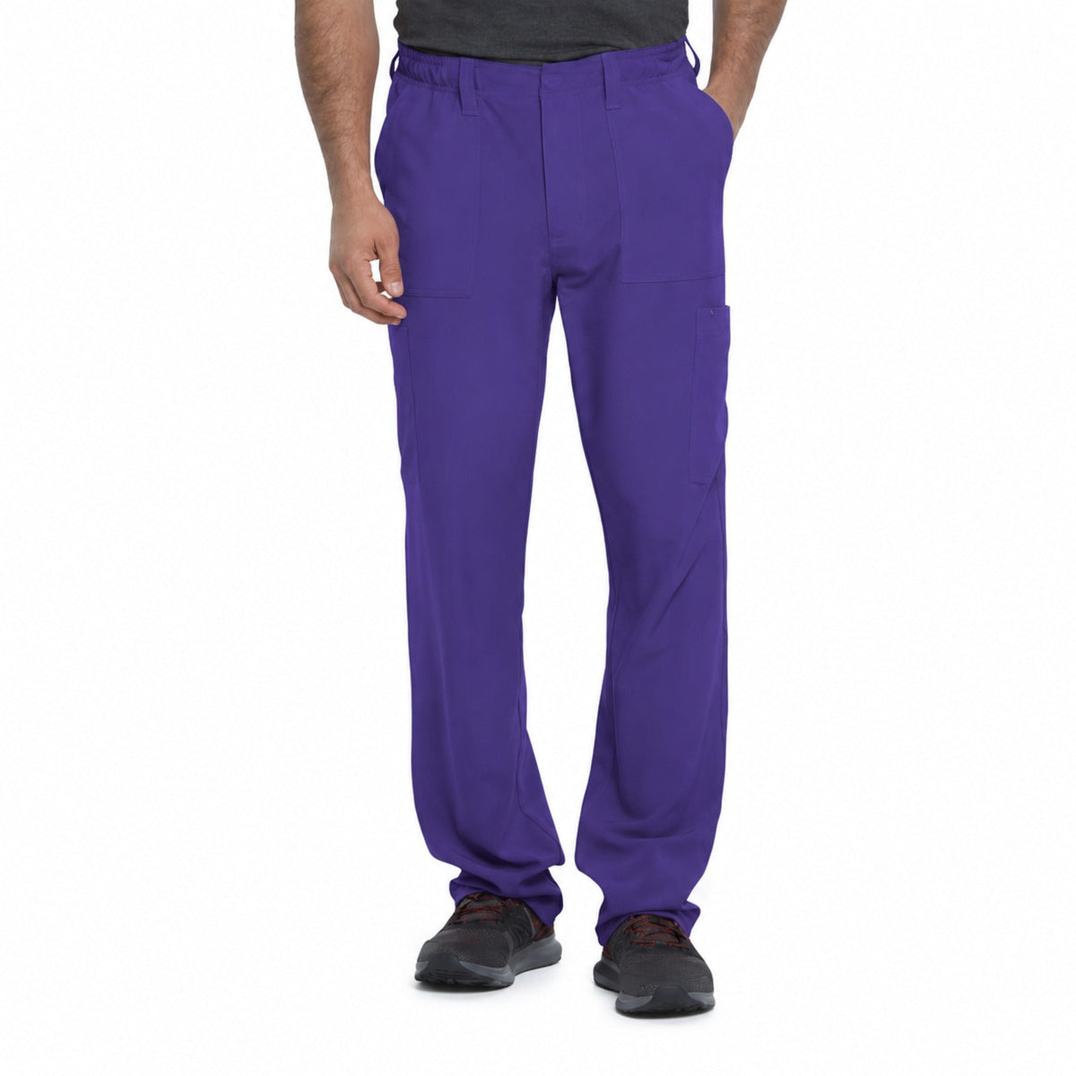 Pantalón quirúrgico Dickies DK015 EDS Essentials hombre uva, vista frontal | color:uva