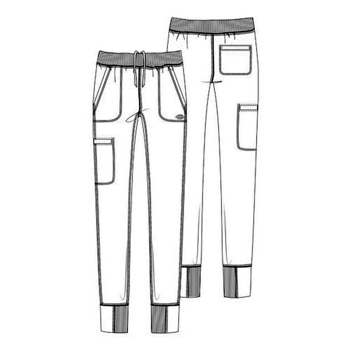 Pantalón quirúrgico jogger Dickies DK040 Dynamix hombre Azul Marino, ficha técnica | color:azul-marino