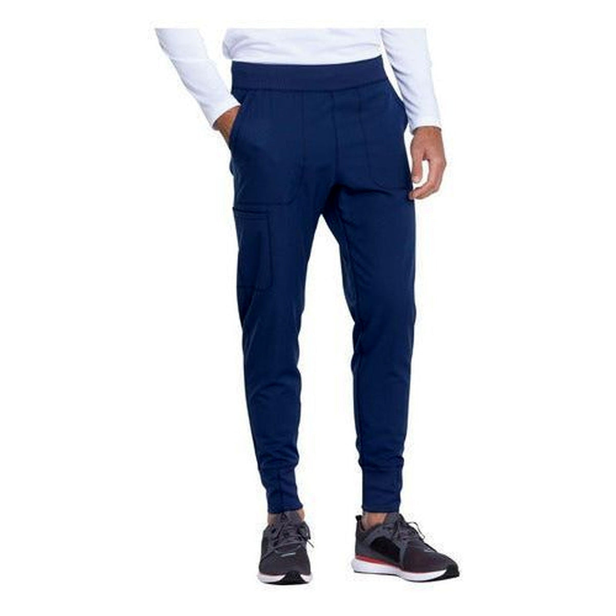 Pantalón quirúrgico jogger Dickies DK040 Dynamix hombre Azul Marino, vista frontal alterna | color:azul-marino