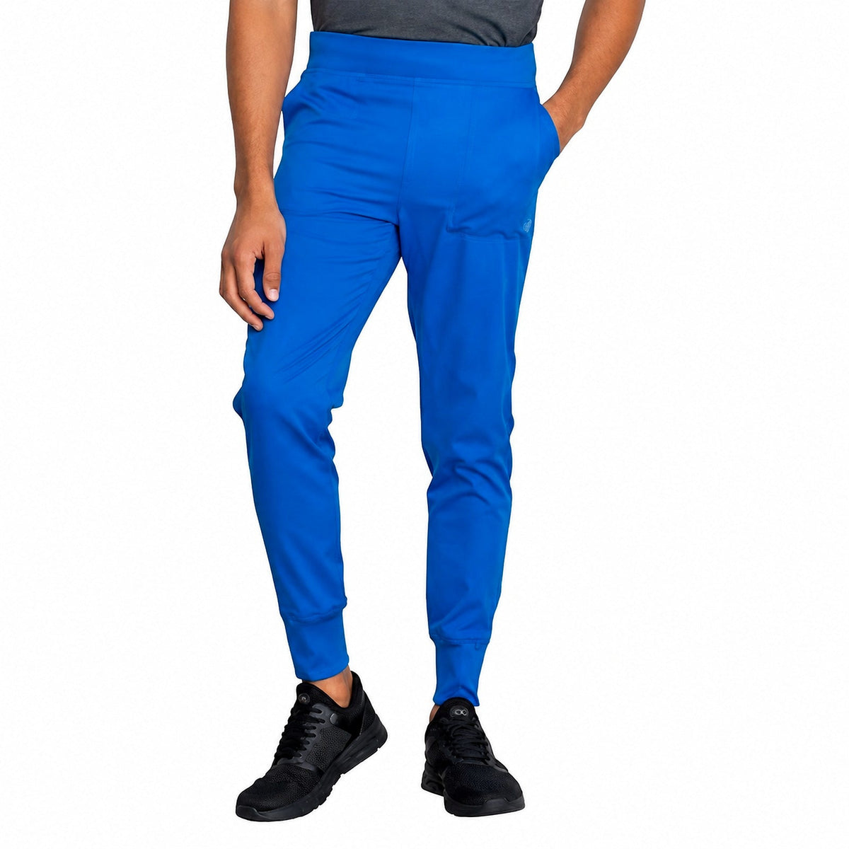 Pantalón quirúrgico jogger Dickies DK040 Dynamix hombre Azul Rey, vista frontal | color:azul-rey