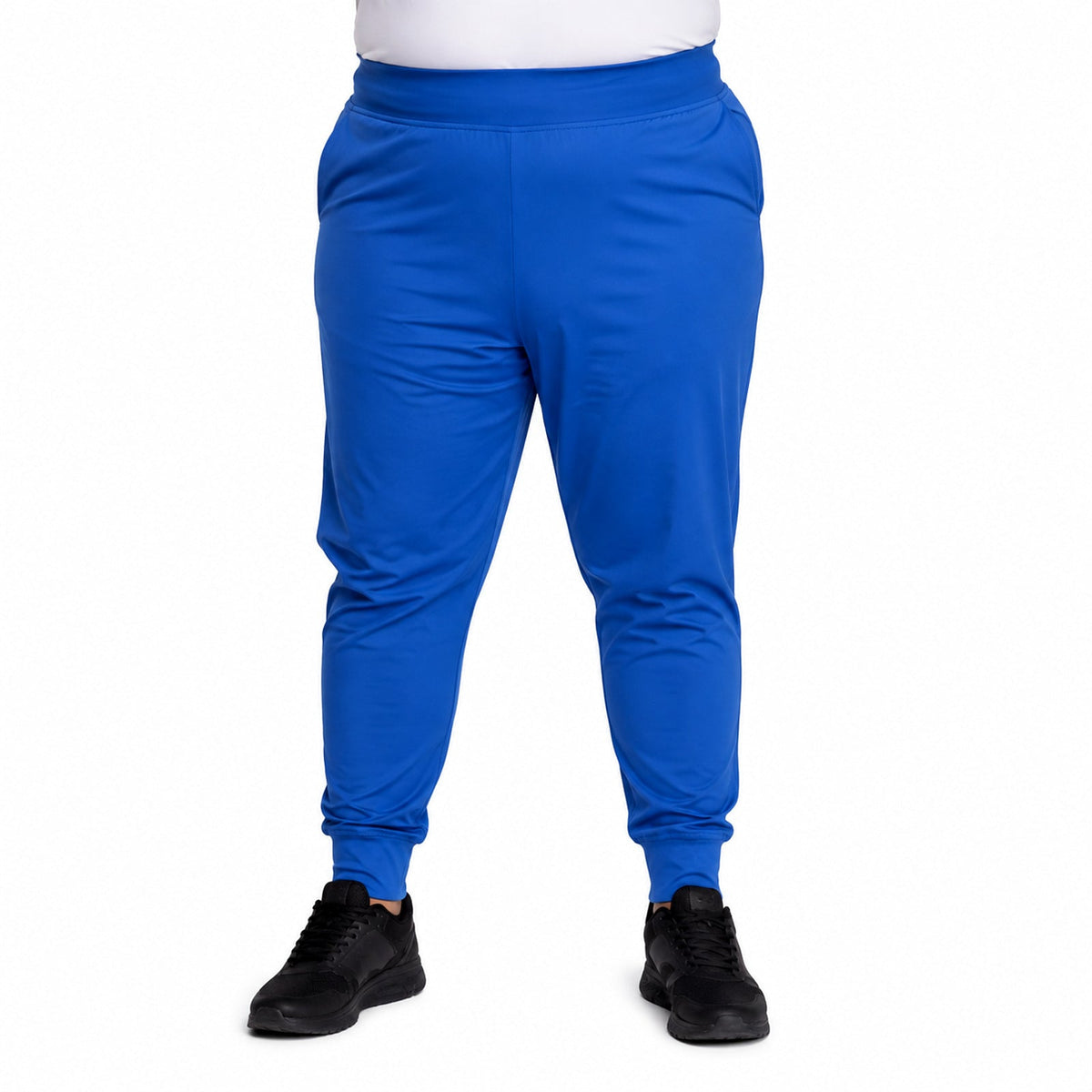 Pantalón quirúrgico jogger Dickies DK040 Dynamix hombre talla extra Azul Rey, vista frontal | color:azul-rey