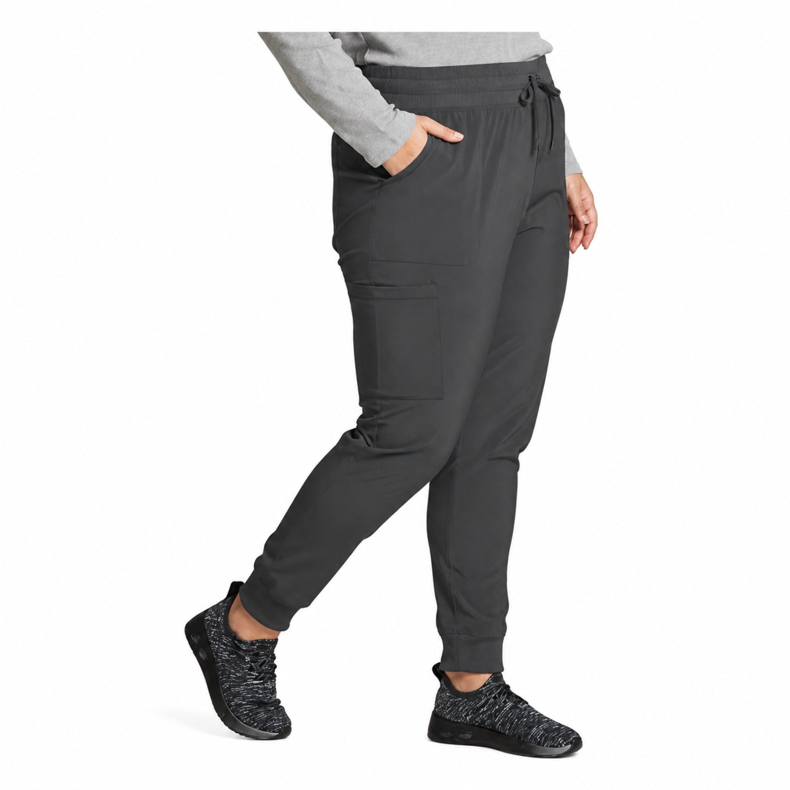 Pantalón quirúrgico jogger Dickies DK065 EDS Essentials mujer Gris Oxford, vista principal | color:gris-oxford
