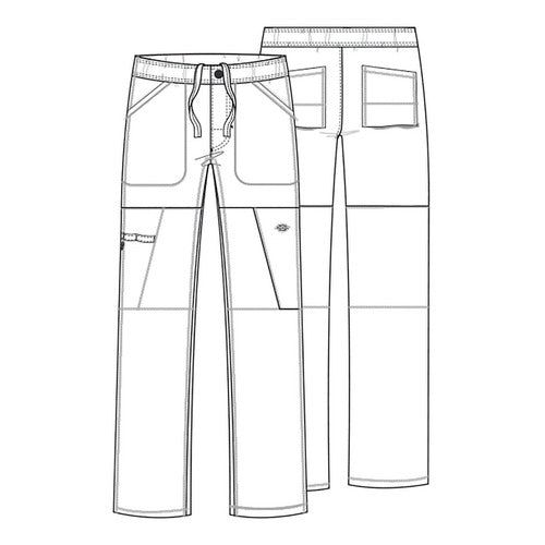 Dickies Dk110 Pantalón Dynamix Hombre Quirúrgico Clínico - Garufa Jeans
