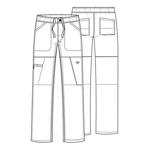 Dickies Dk110 Pantalón Dynamix Hombre Quirúrgico Clínico - Garufa Jeans