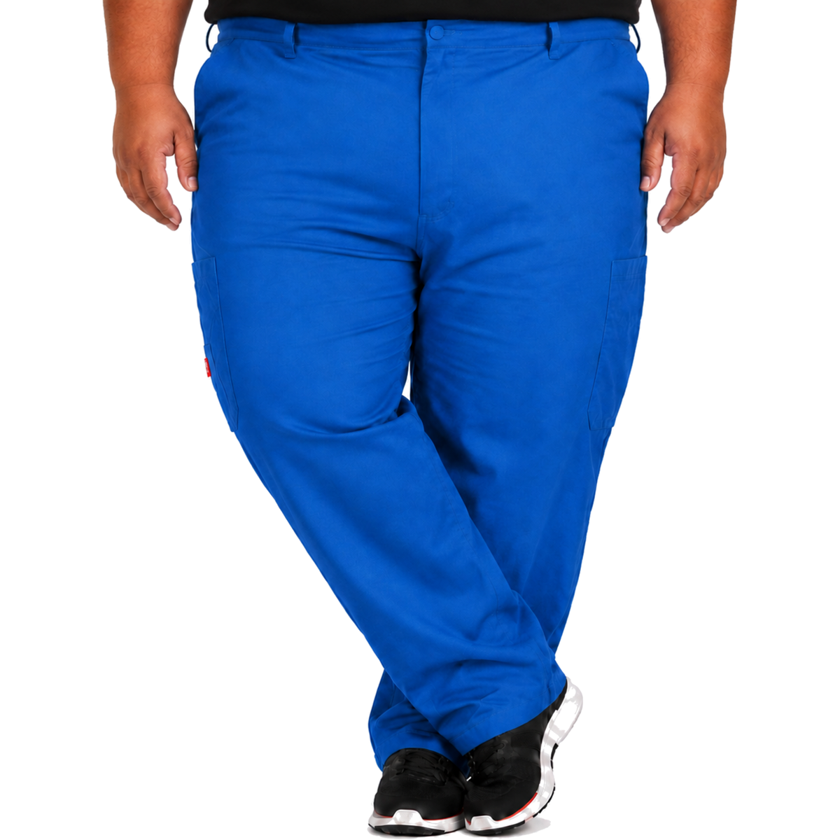 Pantalón quirúrgico Dickies DK110 para hombre talla extra Azul Rey, vista frontal | color:azul-rey