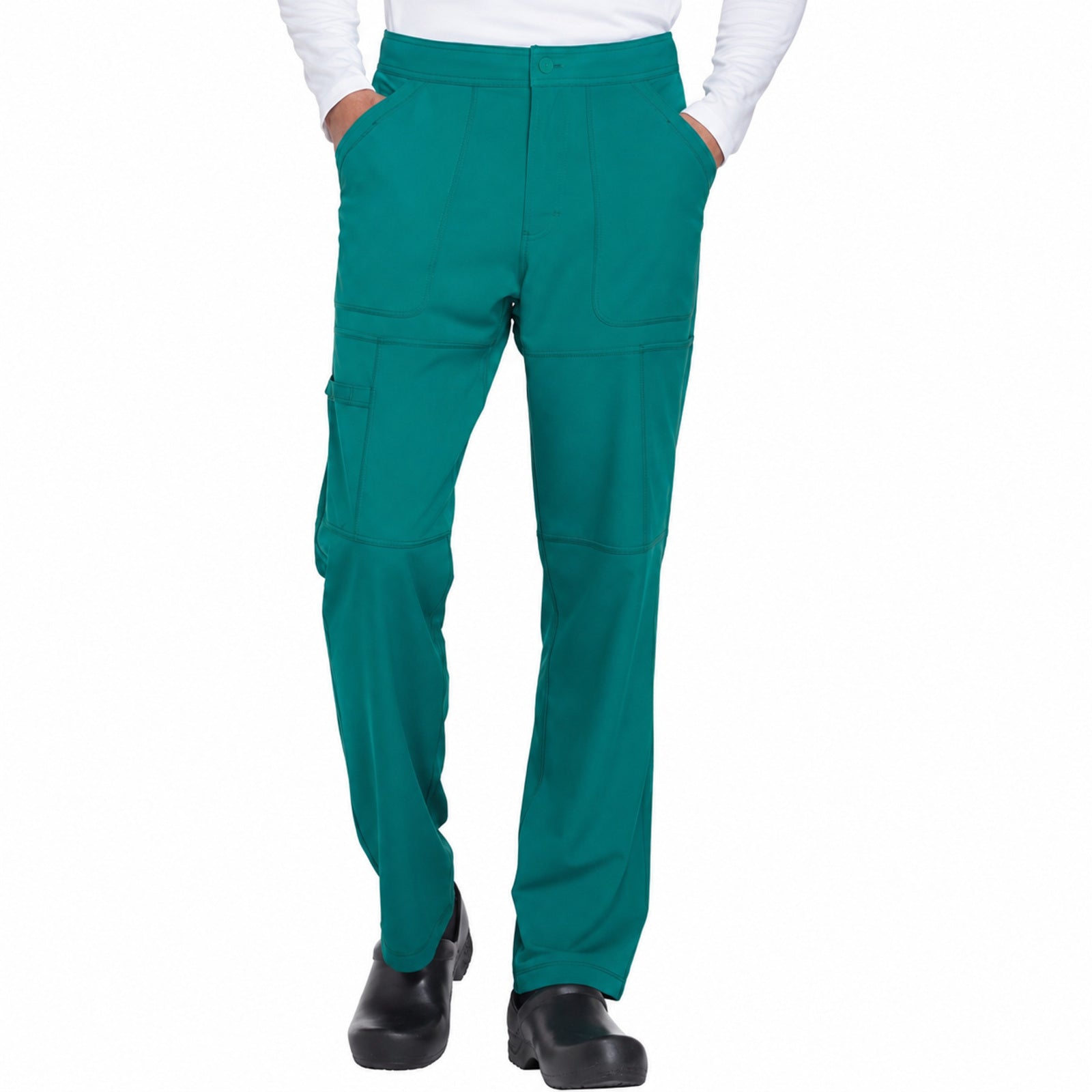 Pantalón médico Dickies DK110 color Verde Botella - fotografía 20 en alta definición