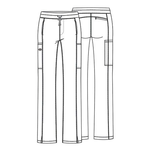 Dickies Dk130 Dynamix Pantalón Mujer Quirúrgico Talla Extra #mlpos_5 | Color: NAV - Azul marino #color_nav_-_azul_marino #sku_dk130nav2xl #sku_dk130nav3xl