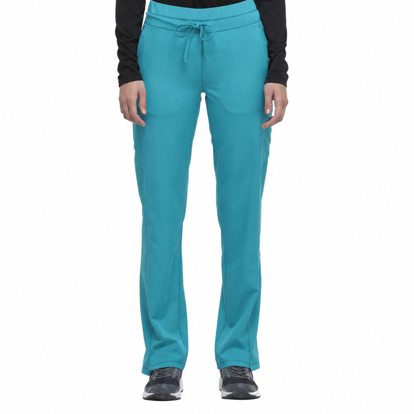 Pantalón quirúrgico Dickies DK130 Dynamix para mujer Jade, frente | color:jade