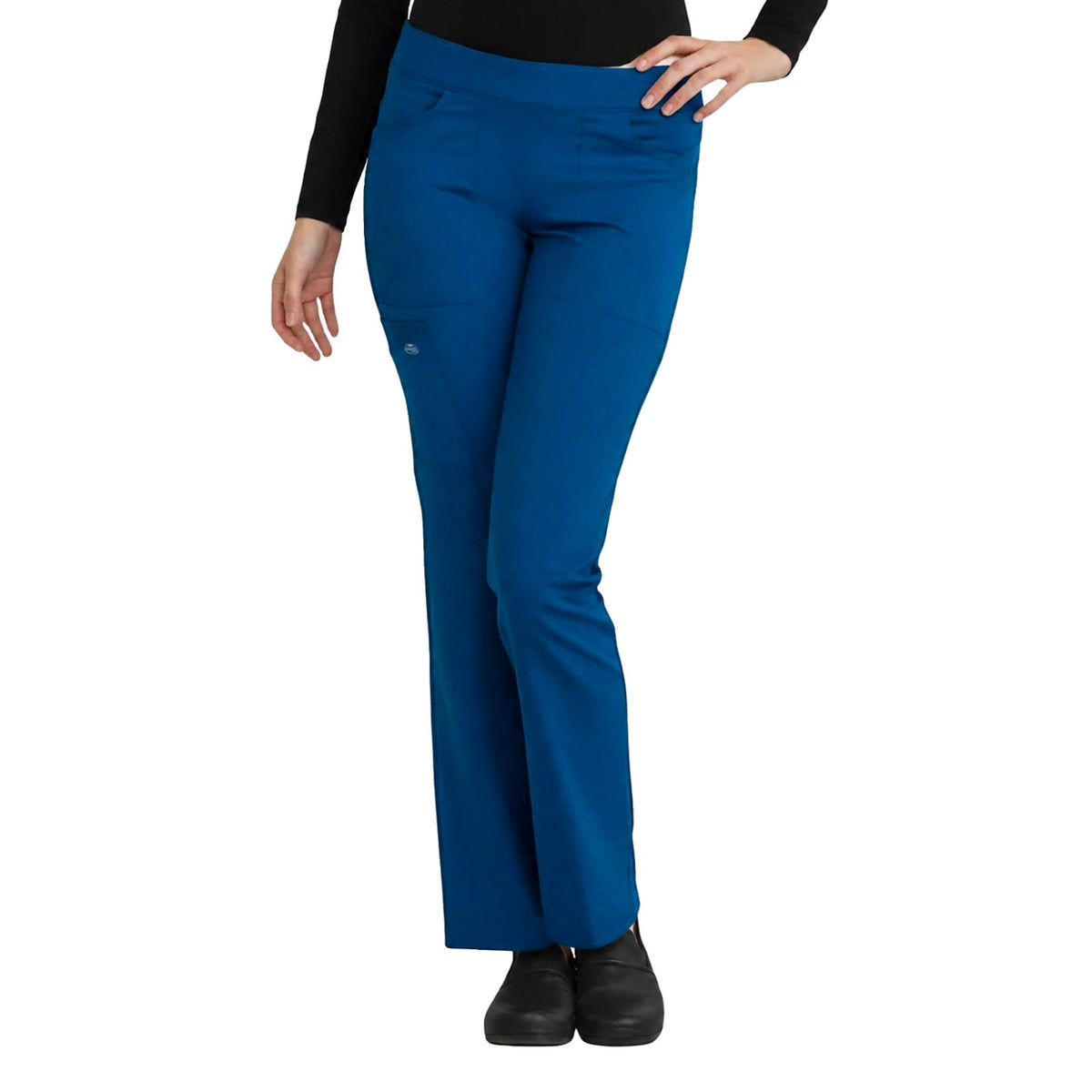 Pantalón quirúrgico Dickies DK135 Balance Stretch para mujer Azul rey, vista frontal | color:azul-rey