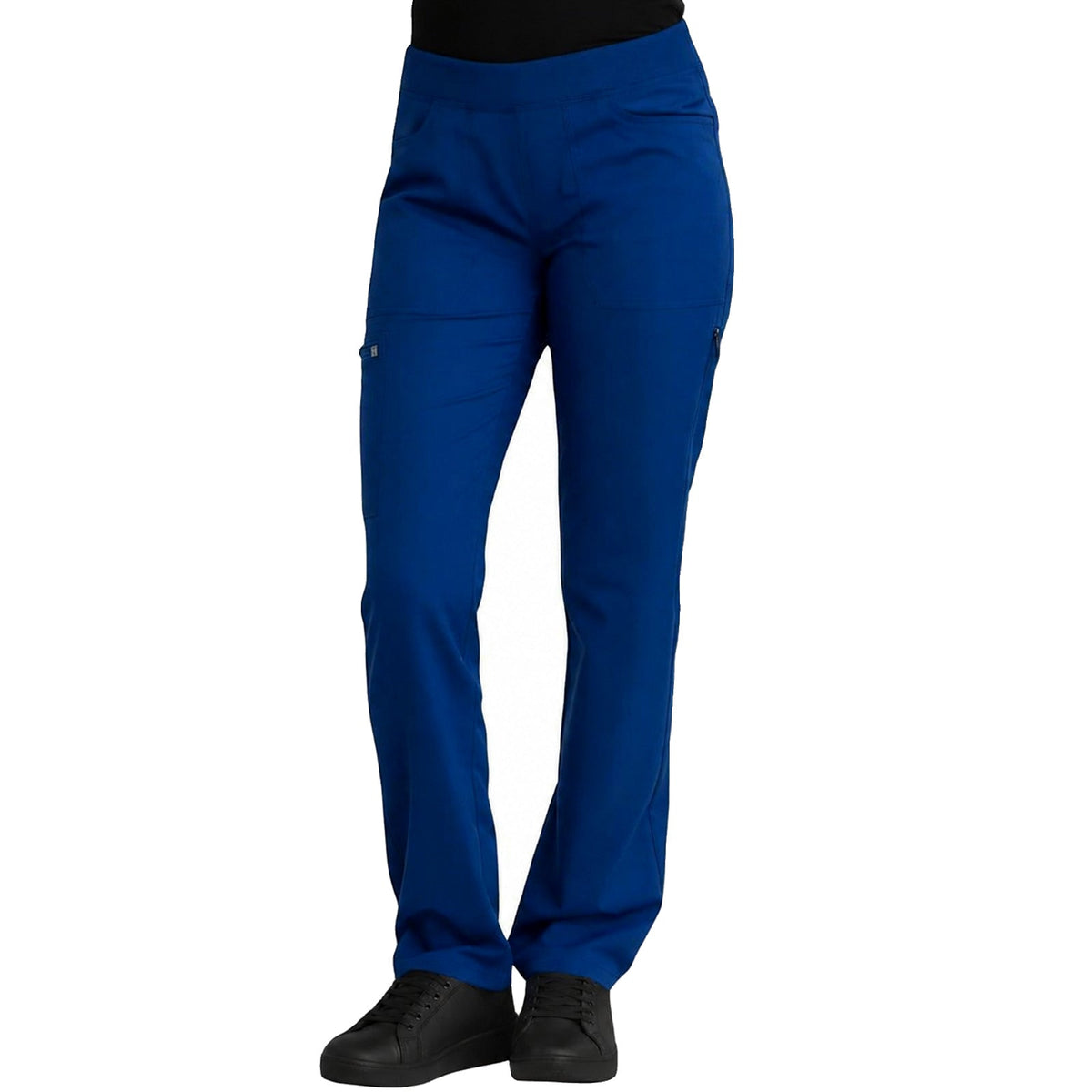 Pantalón quirúrgico Dickies DK135 Balance Stretch para mujer Galaxy Blue, vista frontal | color:galaxy-blue