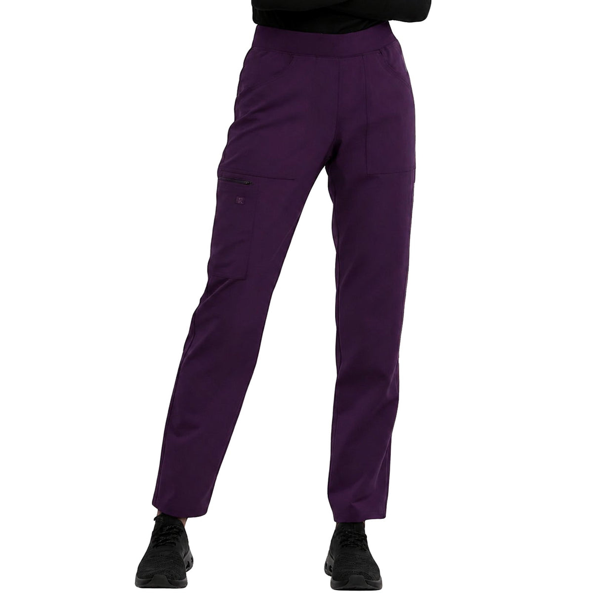 Pantalón quirúrgico Dickies DK135 Balance Stretch para mujer Morado, vista frontal | color:morado