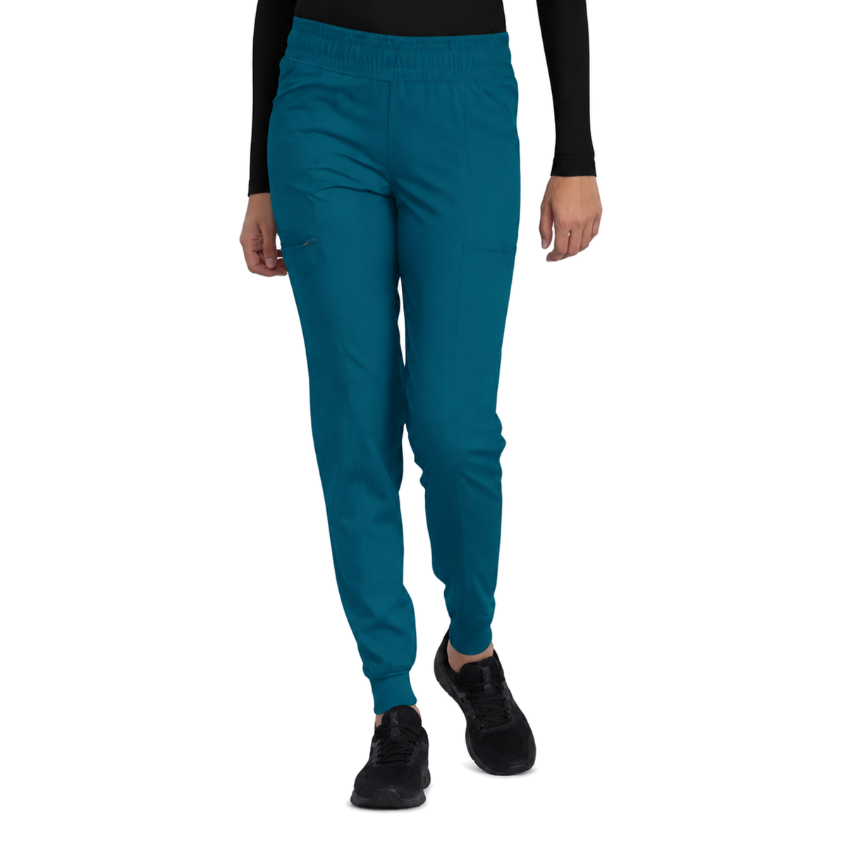 Pantalón quirúrgico jogger Dickies DK155 para mujer en Azul Caribe, vista 1 | color:azul-caribe
