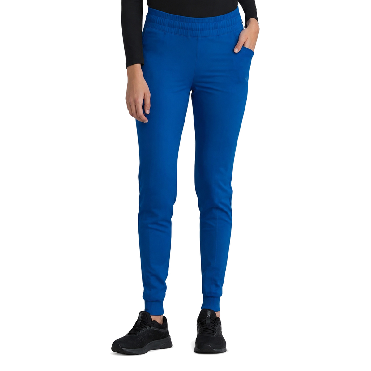 Pantalón quirúrgico jogger Dickies DK155 para mujer en Azul Rey, vista 1 | color:azul-rey