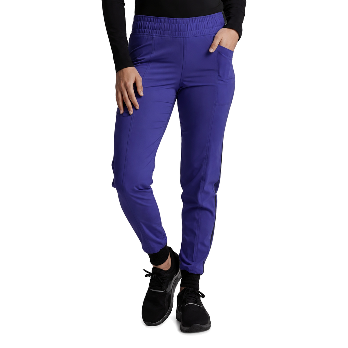 Pantalón quirúrgico jogger Dickies DK155 para mujer en Frozen Grape, vista 1 | color:frozen-grape