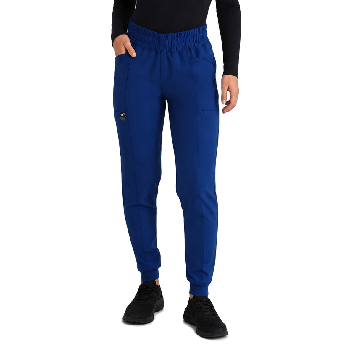 Pantalón quirúrgico jogger Dickies DK155 para mujer en Galaxy Blue, vista 1 | color:galaxy-blue